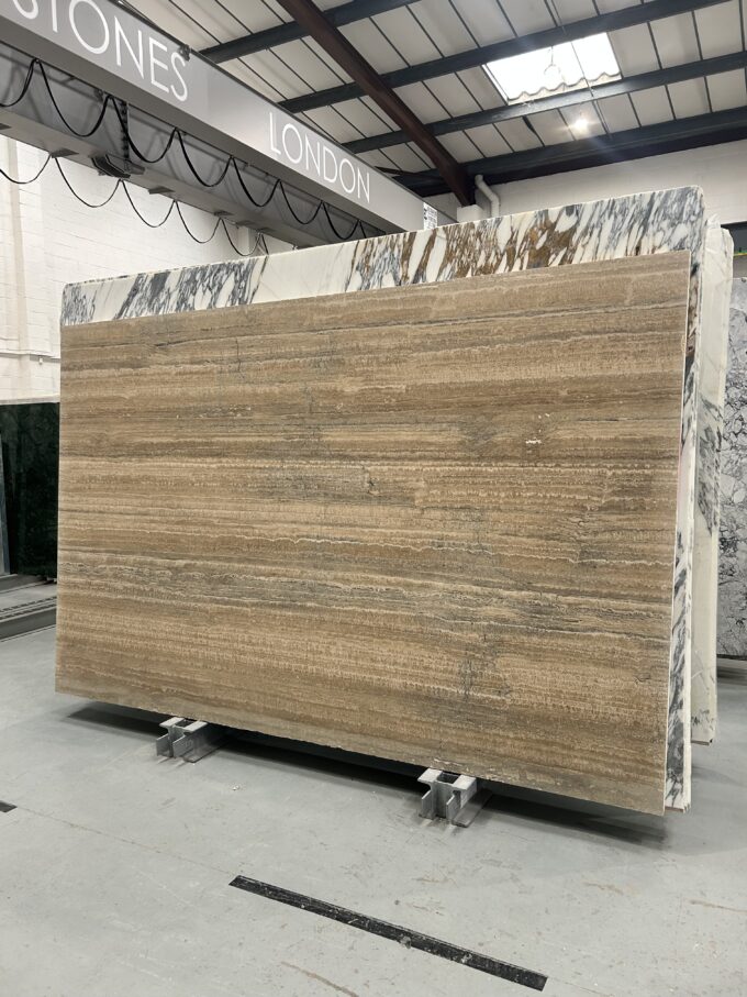 Ocean Blue Travertine - GX126 - Honed - 4cm