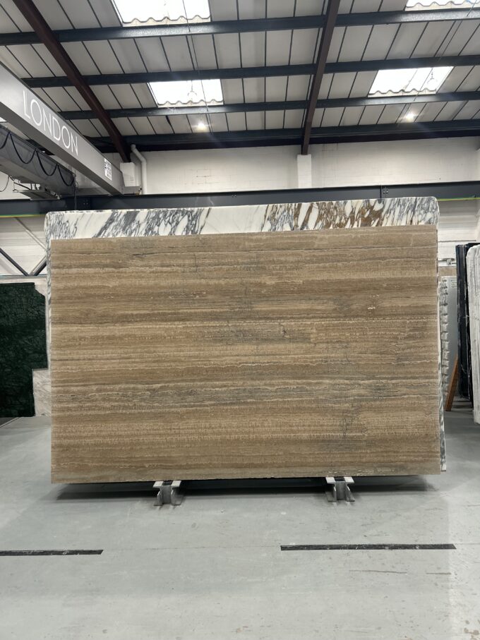 Ocean Blue Travertine - GX126 - Honed - 4cm