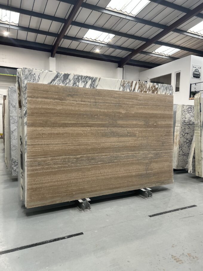 Ocean Blue Travertine - GX126 - Honed - 4cm